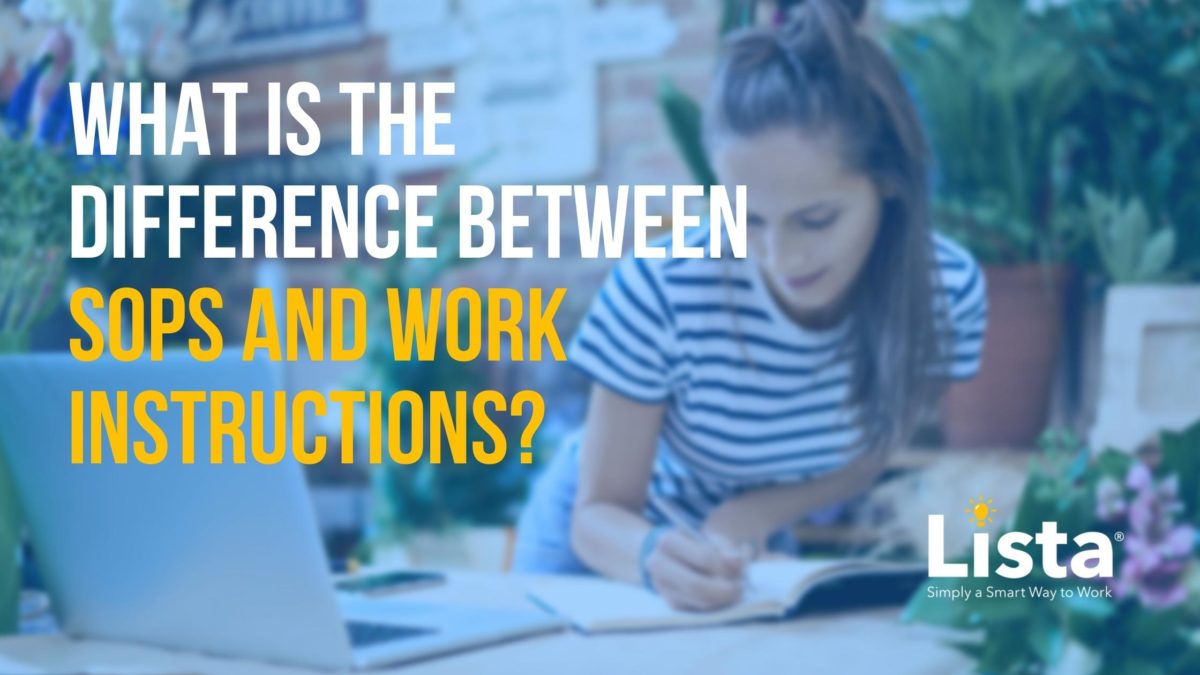 What is the Difference Between SOPs and Work Instructions